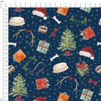 Christmas Dogs Matching Fabric