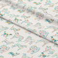 Dogs On Cream Fabric