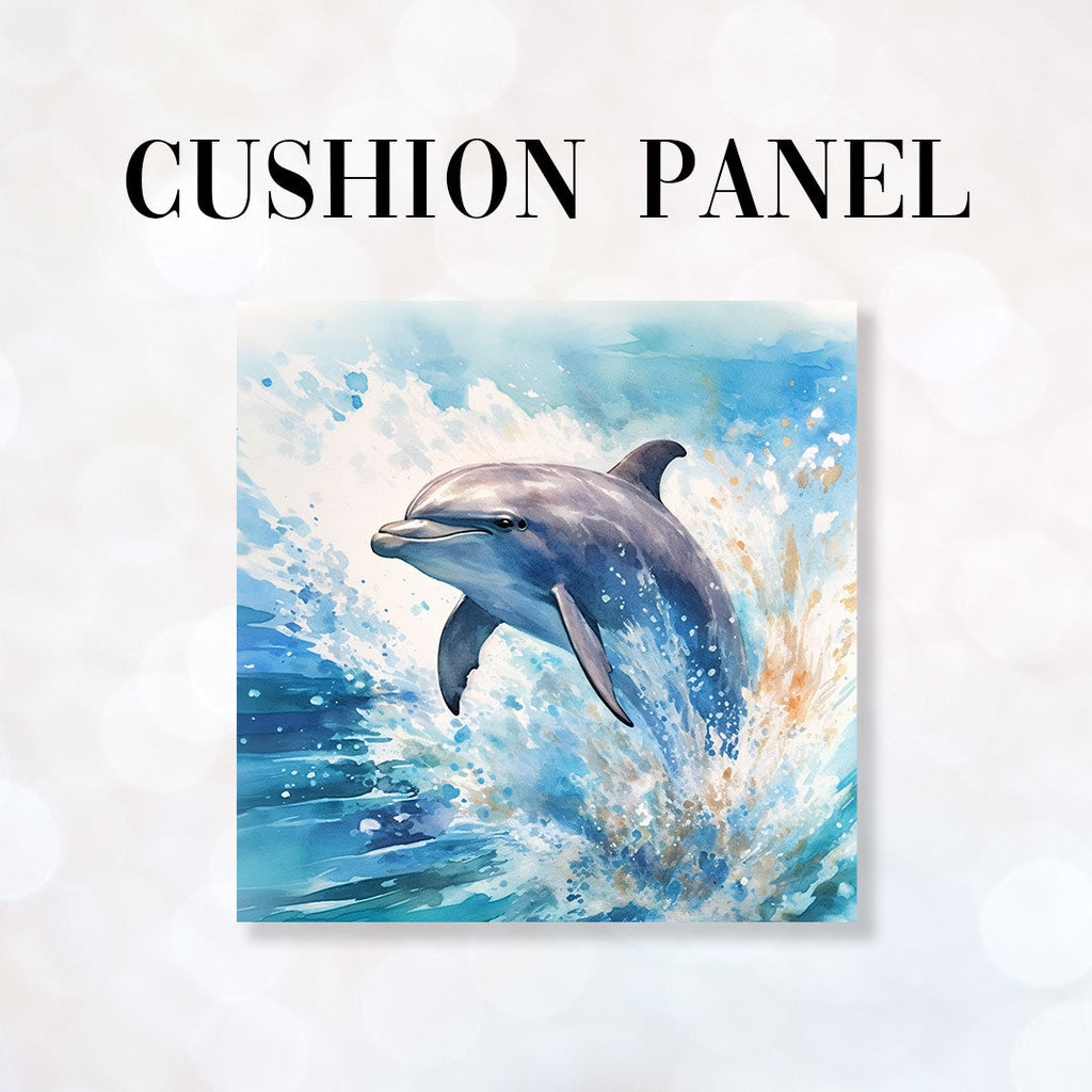 CUSHION Fabric Panel Dolphin CP-1253