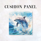 CUSHION Fabric Panel Dolphin CP-1253