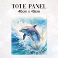 TOTE Dolphin Fabric Bag Panel
