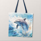 TOTE Dolphin Fabric Bag Panel