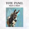 TOTE Donkey Blue Fabric Bag Panel TP-158