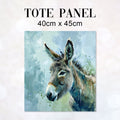 TOTE Donkey Painting Fabric Bag Panel TP-156