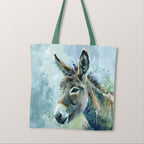 TOTE Donkey Painting Fabric Bag Panel TP-156