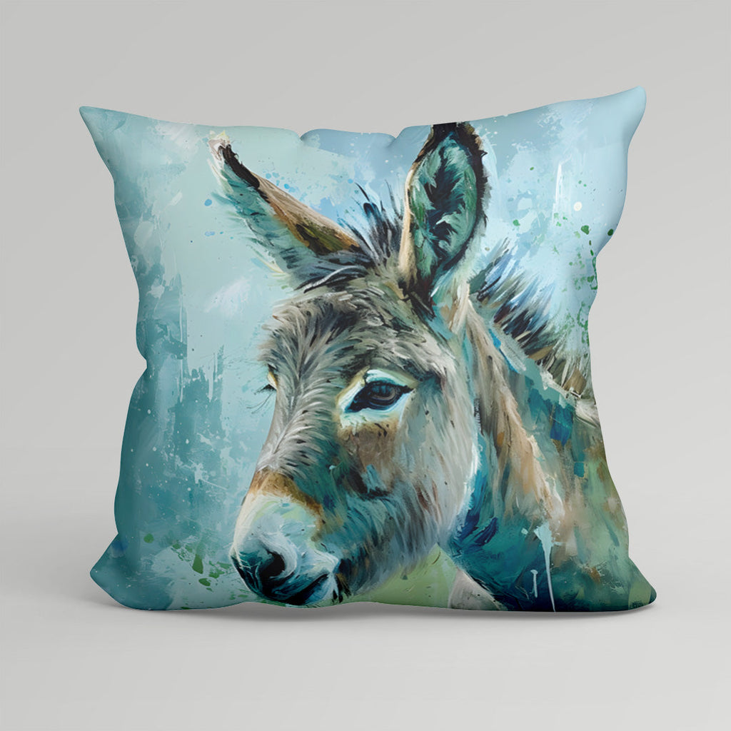 CUSHION Fabric Donkey Painting CP-104