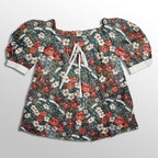 Donna Floral Embroidery Fabric