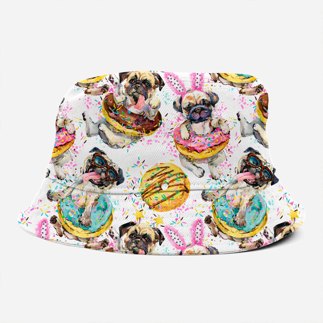 Donut Pugs Fabric