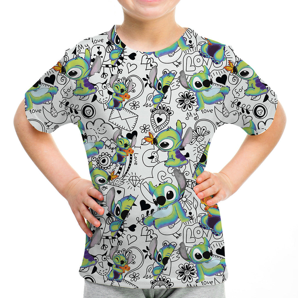 Doodle Alien Fabric