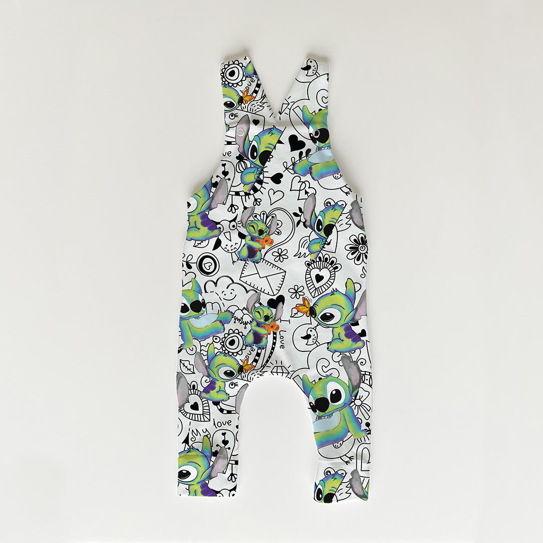 Doodle Alien Fabric