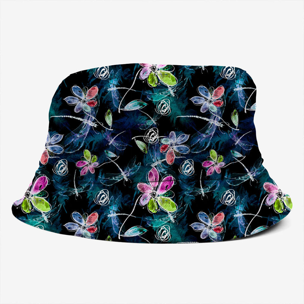 Dragonfly Floral Fabric