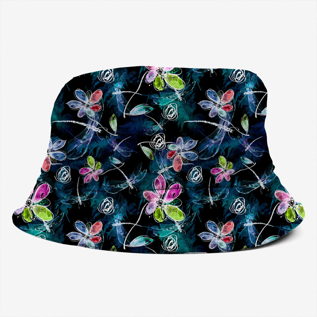 Dragonfly Floral Fabric