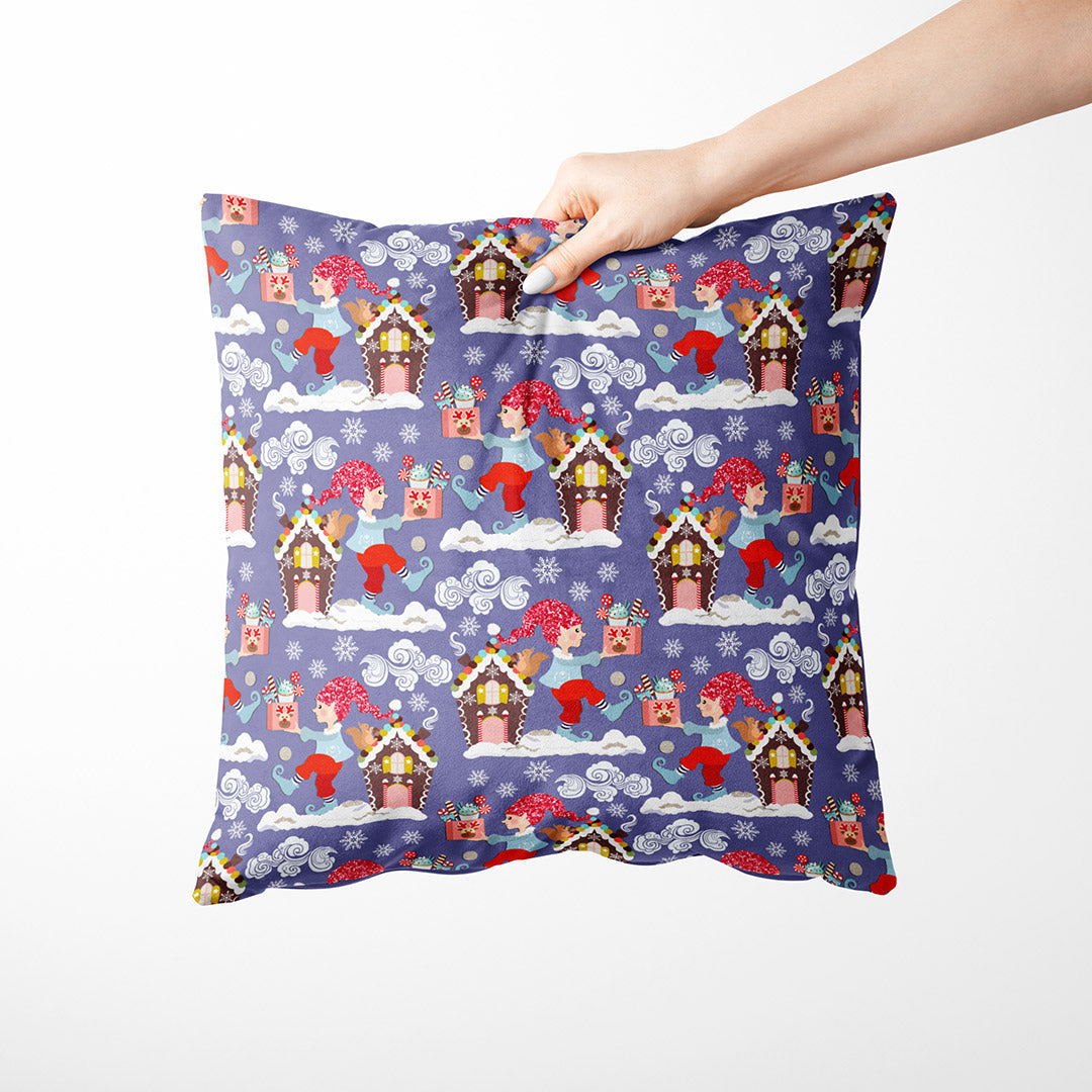 Dreamy Christmas Elves Fabric