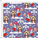 Dreamy Christmas Elves Fabric