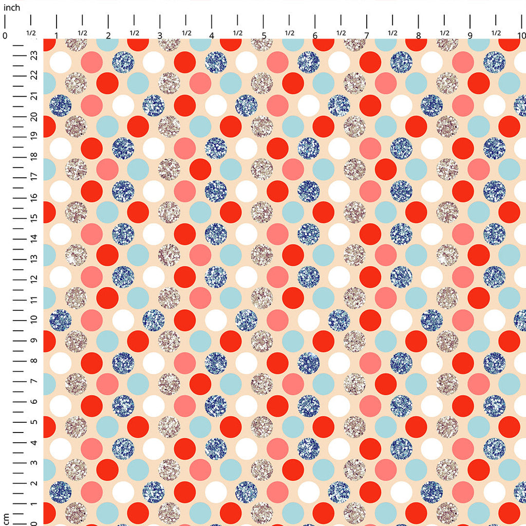 Dreamy Christmas Spots Fabric