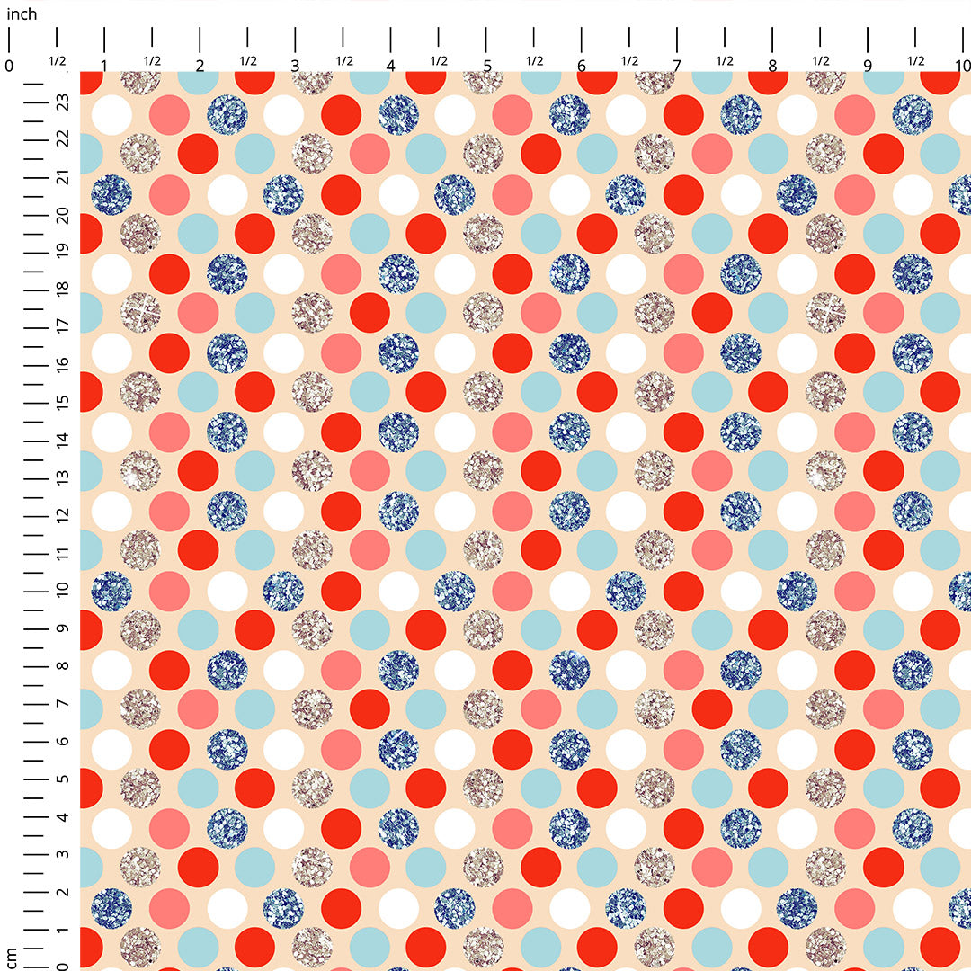 Dreamy Christmas Spots Fabric