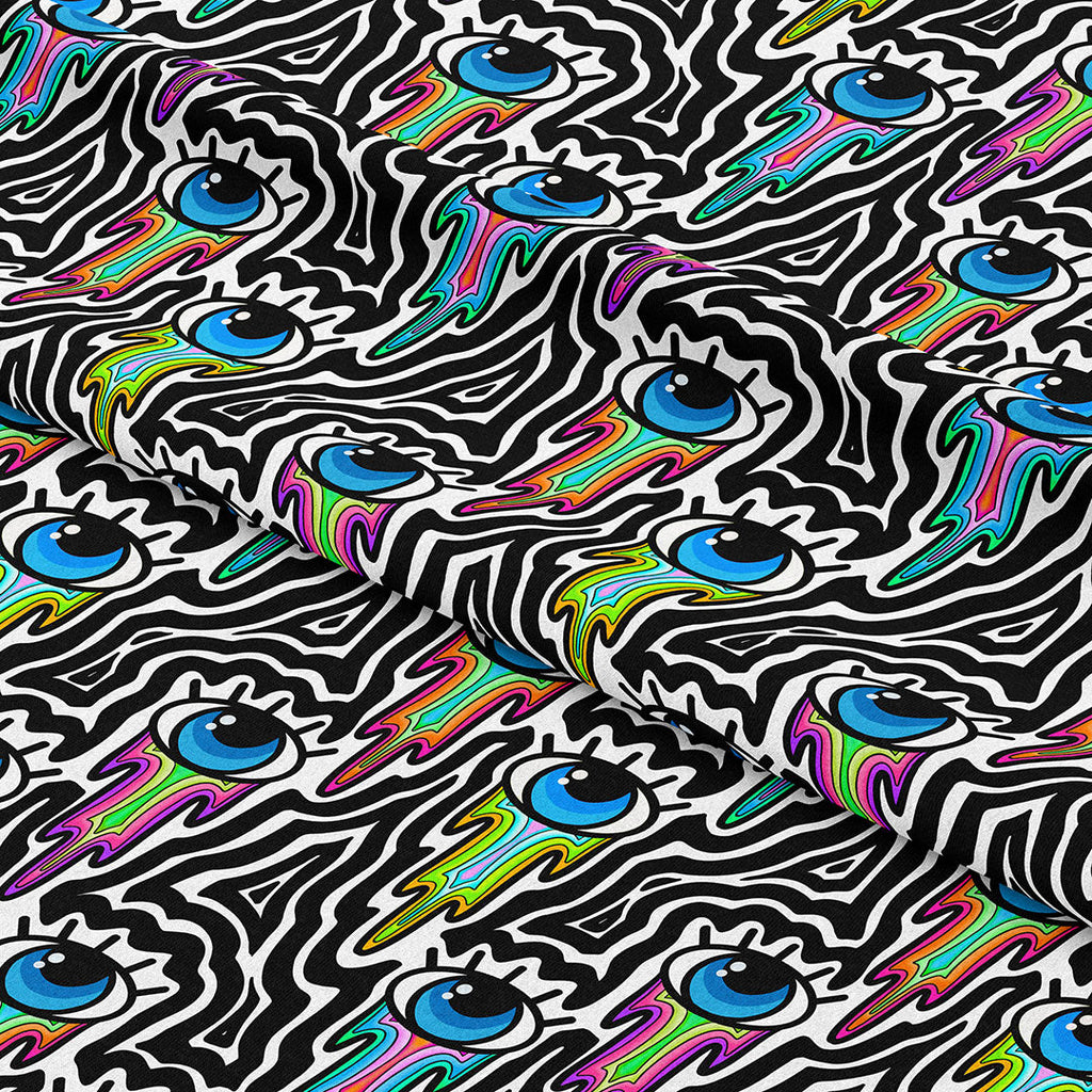 Drippy Eyes Mono Fabric
