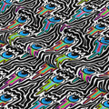 Drippy Eyes Mono Fabric