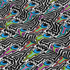 Drippy Eyes Mono Fabric