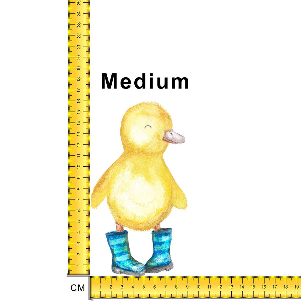 Duck Blue Boots Iron on fabric heat transfer DTF-45