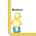 Duck Blue Boots Iron on fabric heat transfer DTF-45