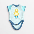 Duck Blue Boots Iron on fabric heat transfer DTF-45