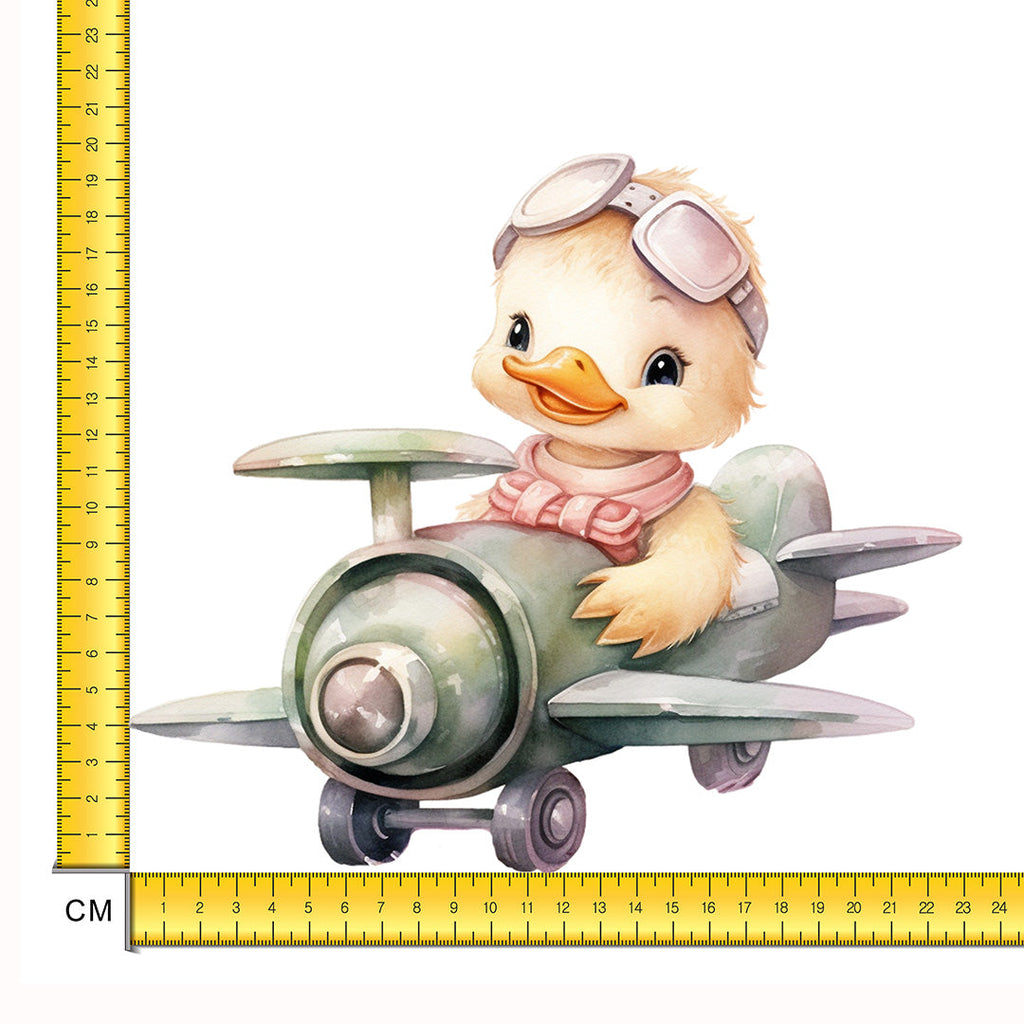 Duckie Pilot Iron on Fabric Heat Transfer DTF-167