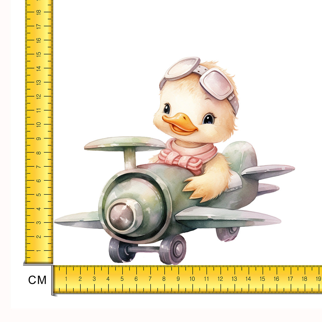 Duckie Pilot Iron on Fabric Heat Transfer DTF-167