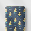 Ducklings Navy Fabric