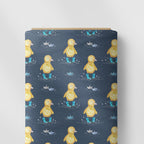 Ducklings Navy Fabric