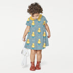 Ducklings Light Blue Fabric