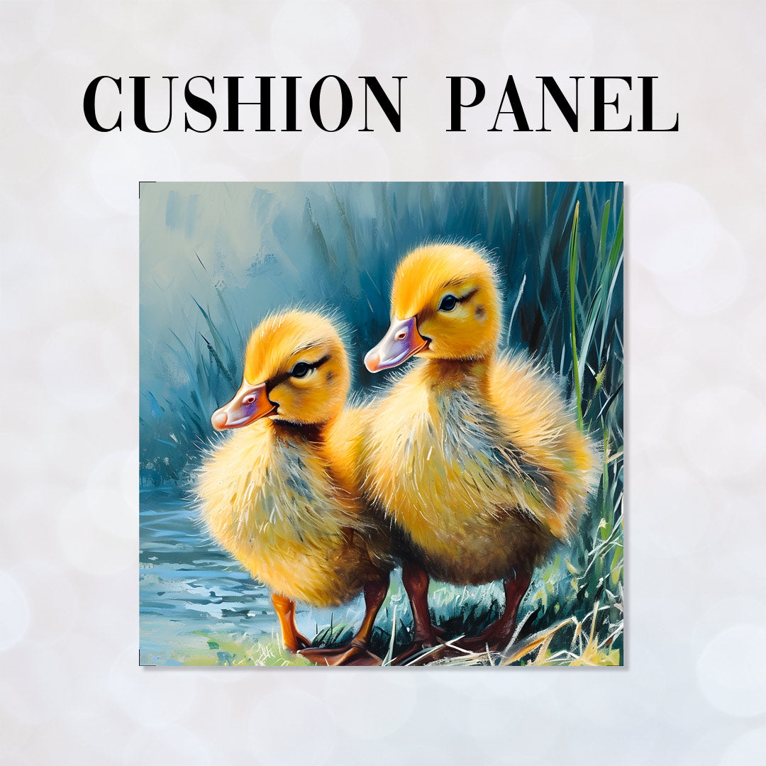 CUSHION Fabric Panel Ducklings CP-118