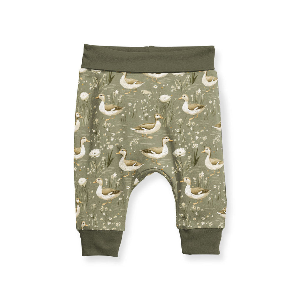 Ducks Sage Fabric