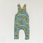 Personalised Cute Green Dinos Fabric