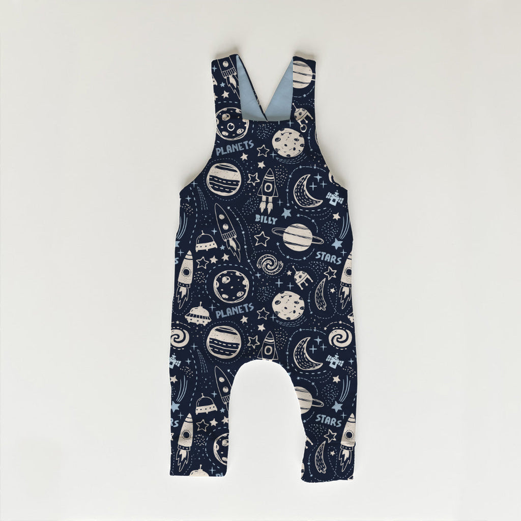 Personalised Rocket Spaceships Fabric