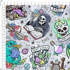 Dungeons D&D Fabric