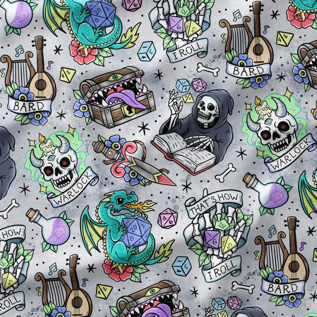 Dungeons D&D Fabric