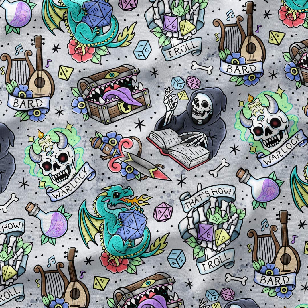 Dungeons D&D Fabric