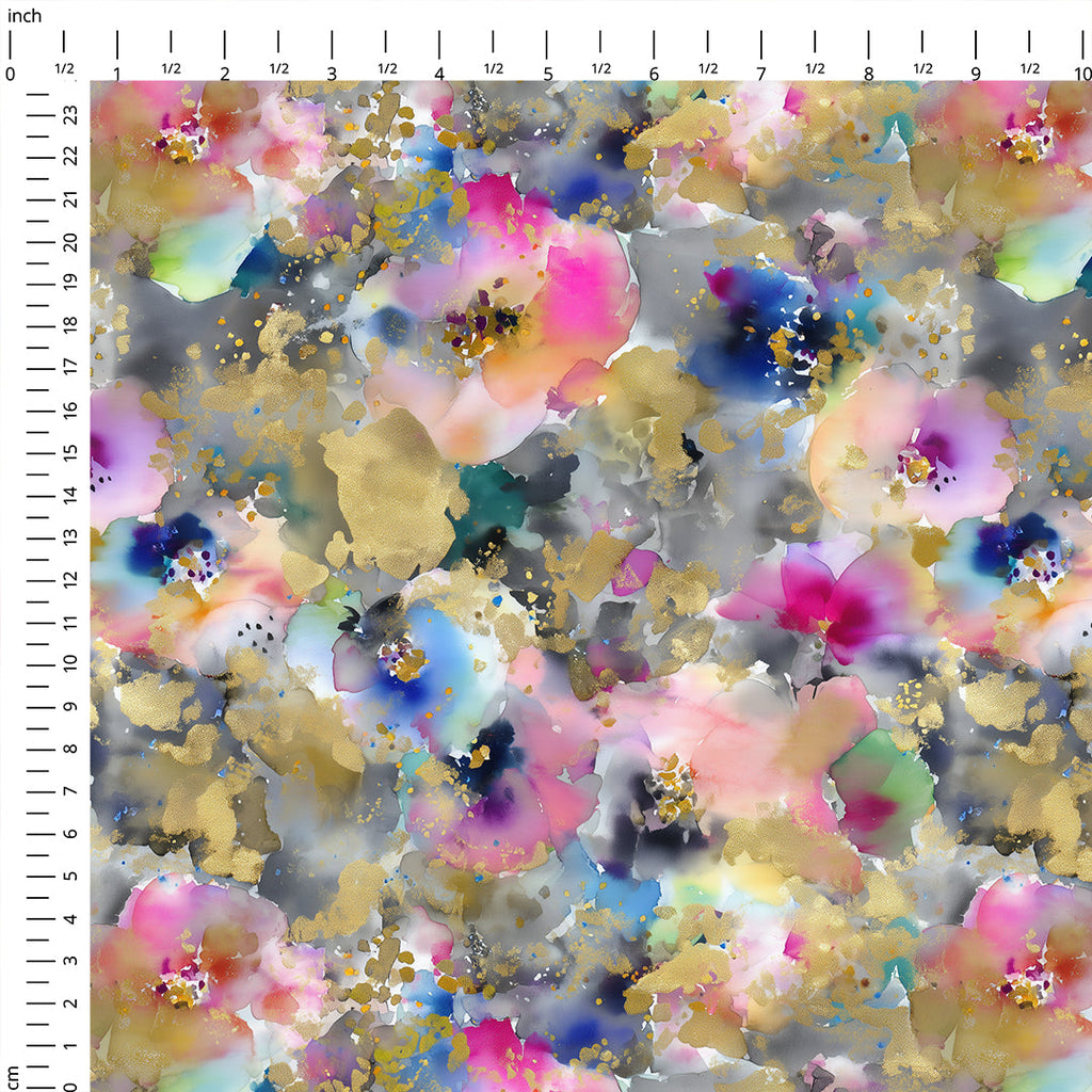 Dusk Mariglow Floral Fabric