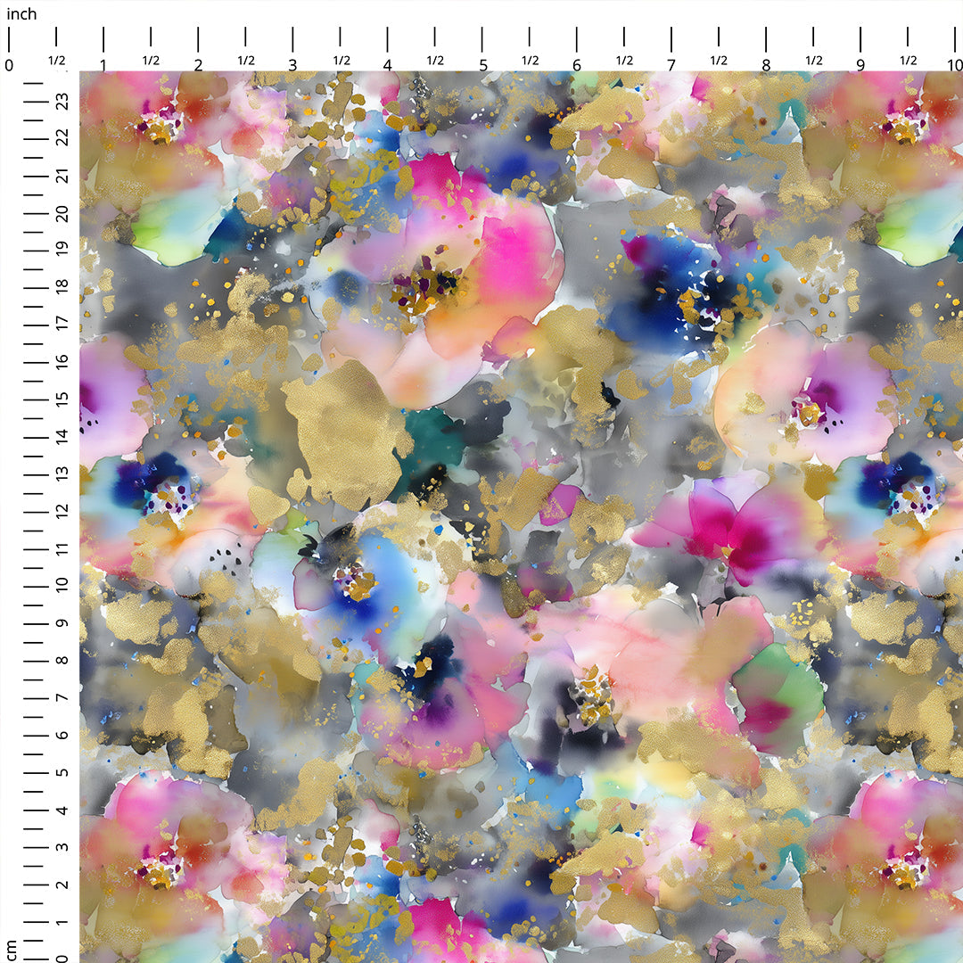 Dusk Mariglow Floral Fabric