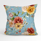 Dutch Floral Blue Fabric