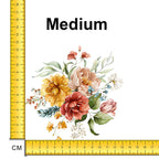 Dutch Floral Bouquet Iron on fabric heat transfer DTF-12
