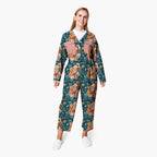 Dutch Floral Teal Fabric