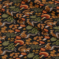 Squirrels Embroidery Fabric