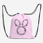 Easter Bunny Floral Iron on Fabric Heat Transfer DTF-109