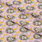 Easter Basket Pink Fabric