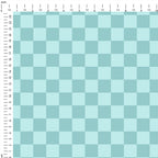 Electric Cowboy Blue Checks Co-ord Fabric