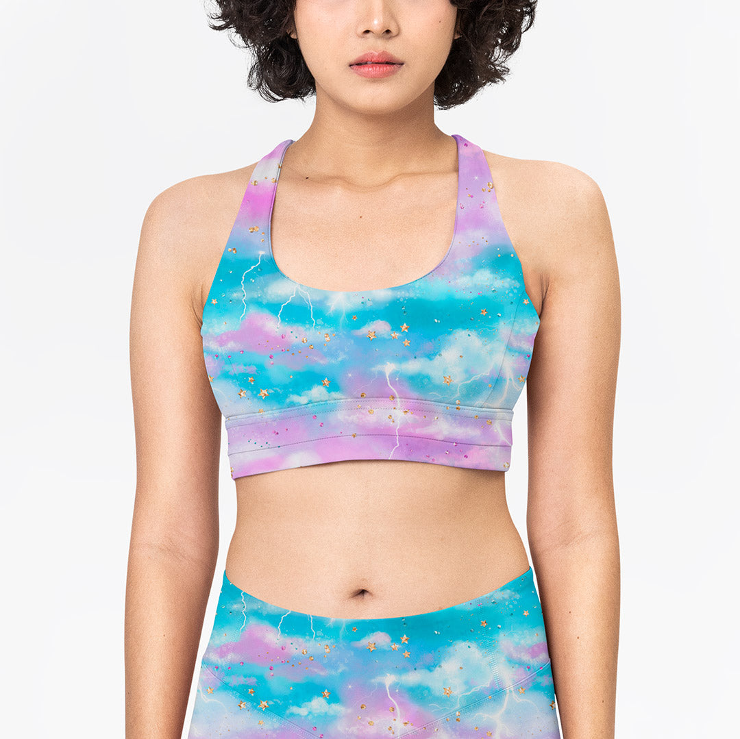 Electric Sky Blue Fabric