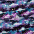Electric Sky Clouds Fabric