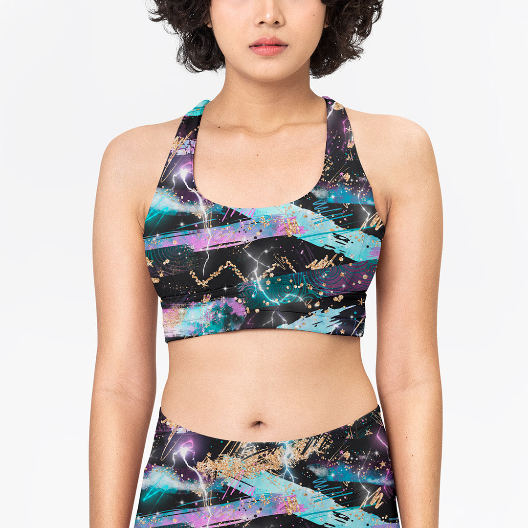 Electric Sky Dark Fabric